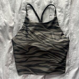 Old Navy Active Black Zebra Powersoft Top